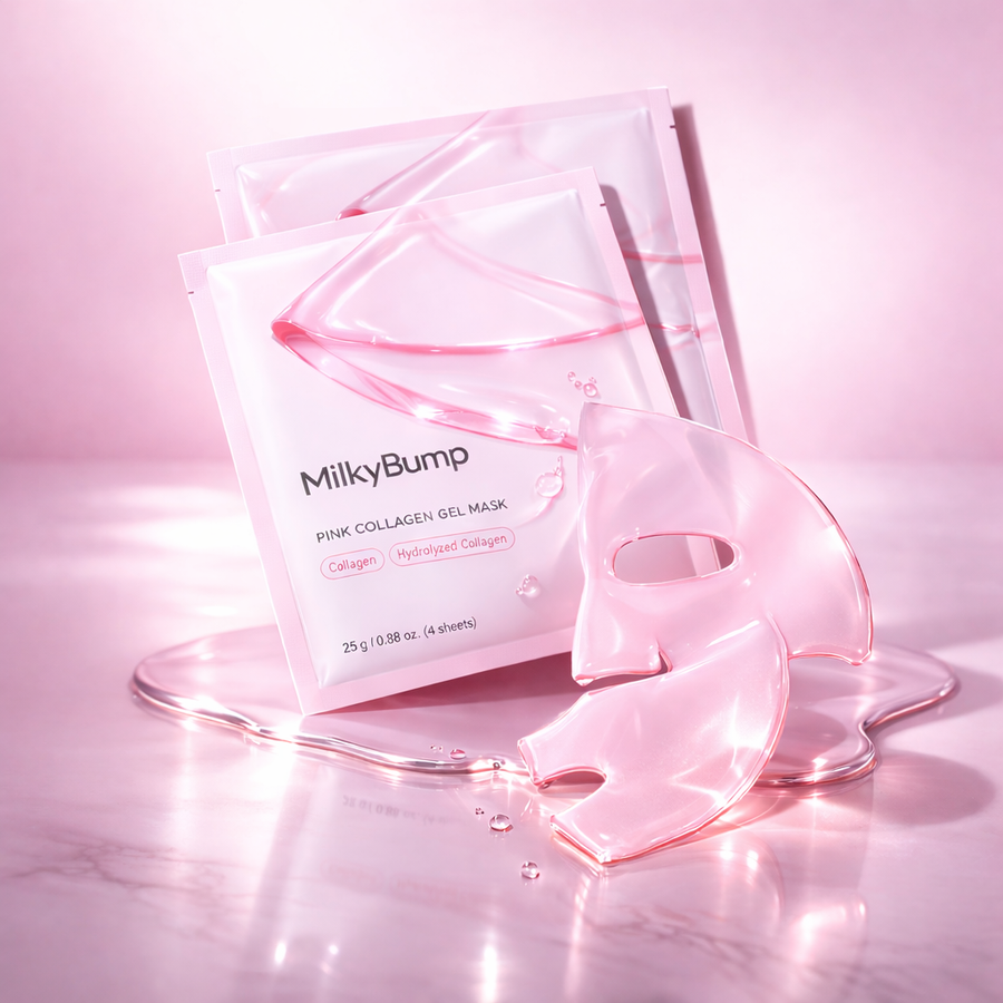 Pink Collagen Gel Masks